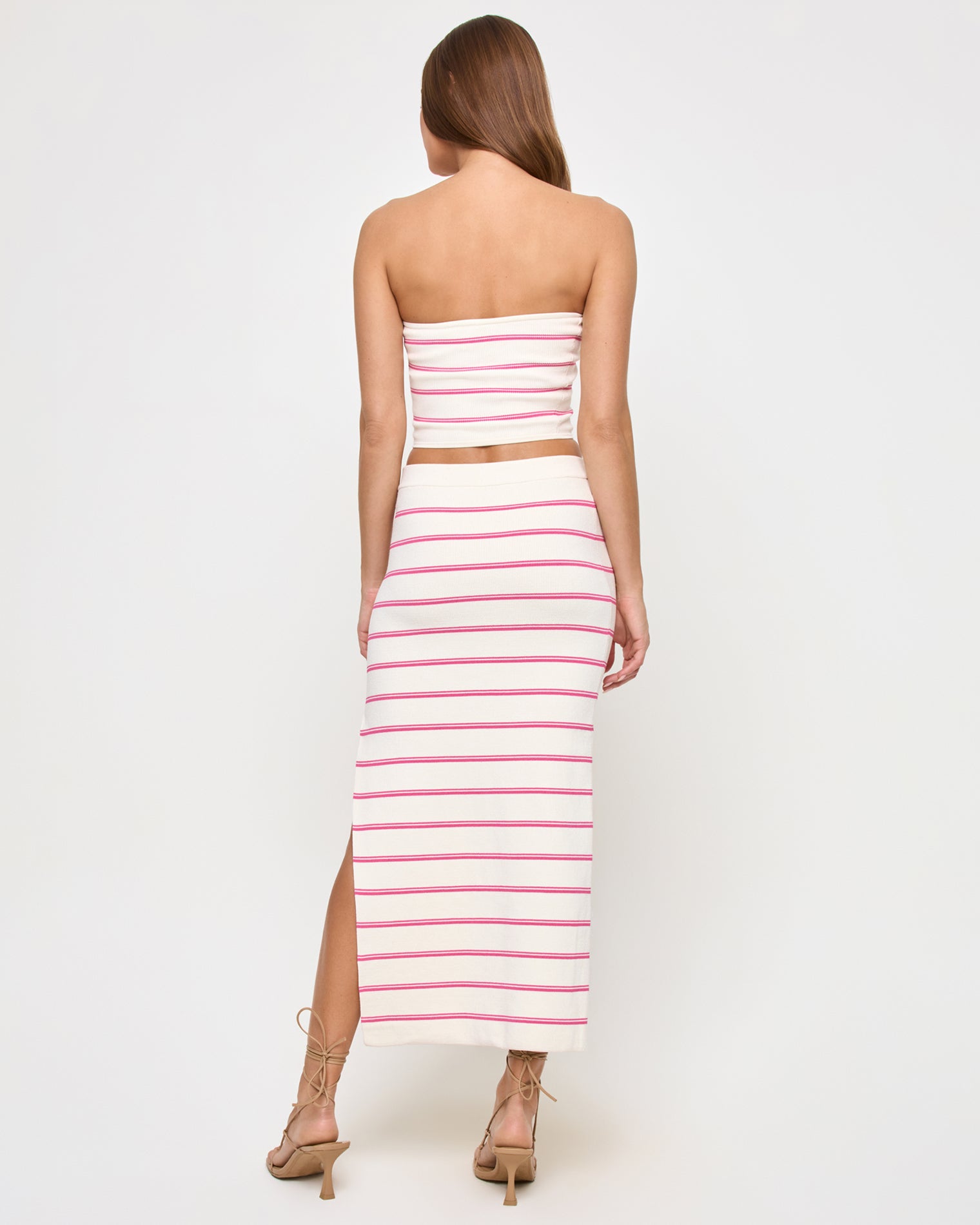 Amalfi Tube Top - Capistrano Stripe Capistrano Stripe | Model: Madison (size: S)