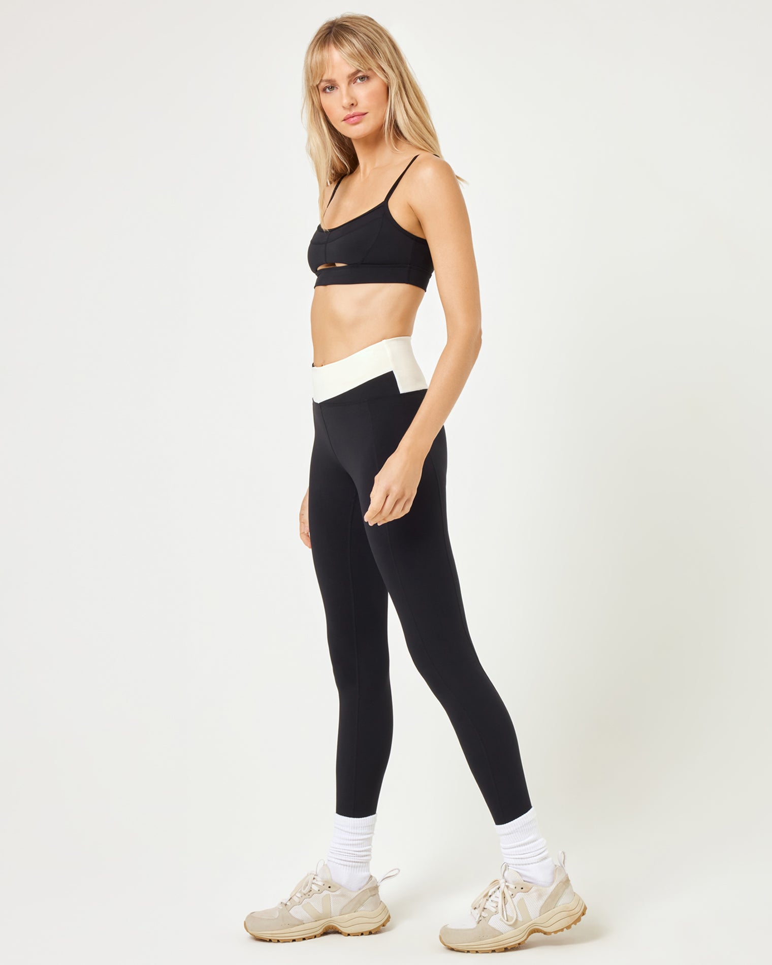 Division Legging - Black-Cream Division Legging - Black-Cream