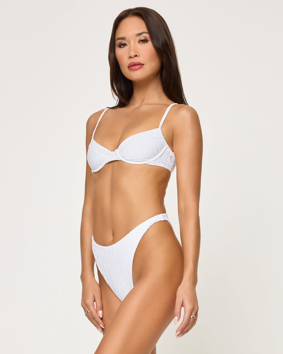 Leilani Bikini Bottom - Eyelet White Eyelet White | Model: Joceyln (size: S) | Hover