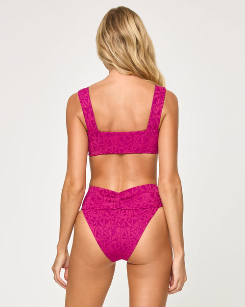 Bardot Bikini Bottom - Berry