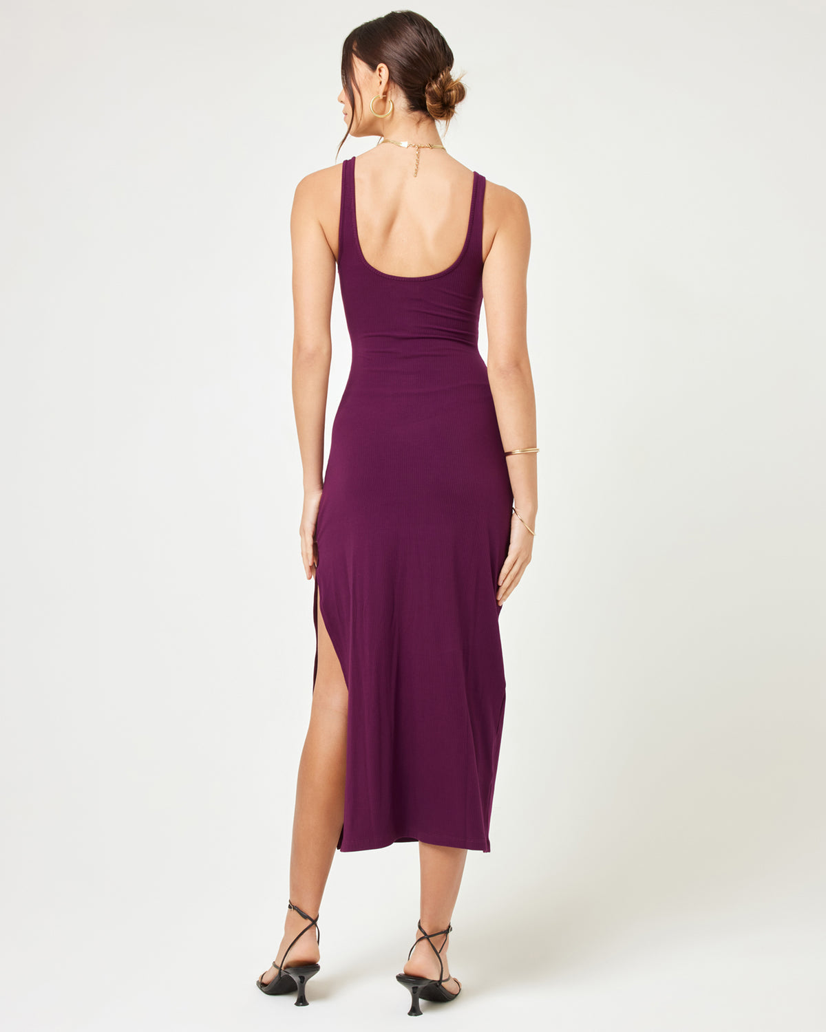 Camille Dress - Merlot Merlot | Model: Kristen (size: S)