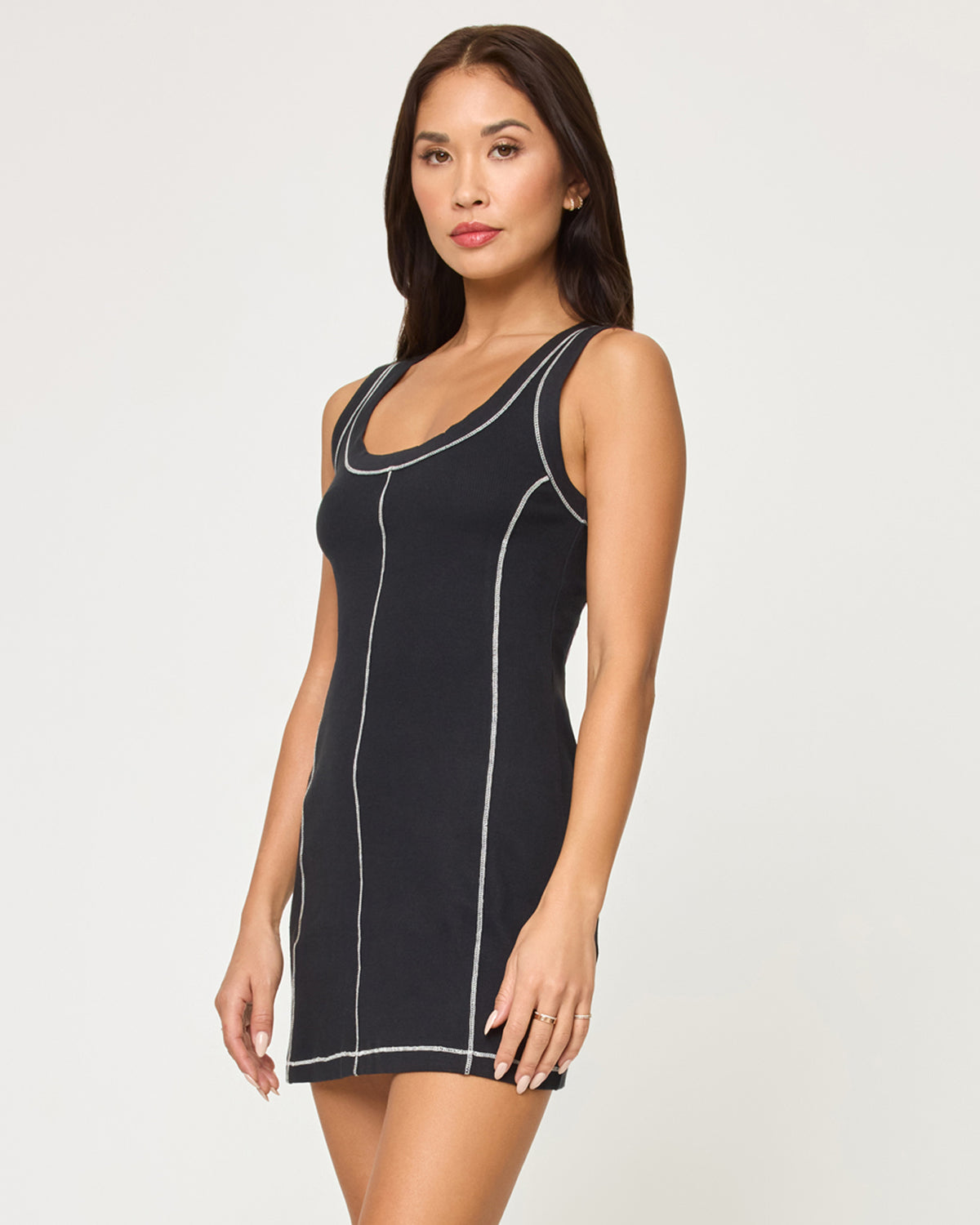 Highline Dress - Black Black | Model: Jocelyn (size: S) | Hover