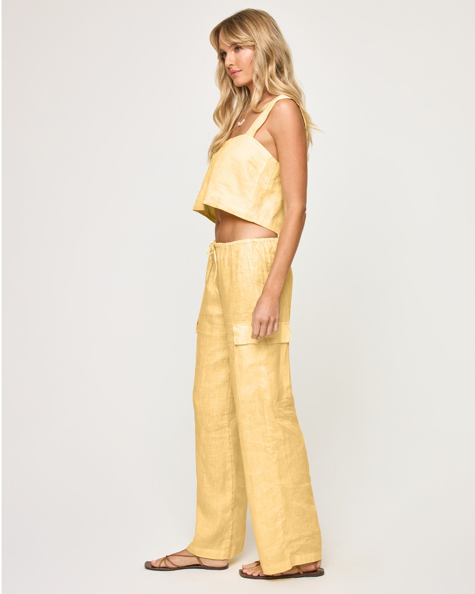 Sundown Cargo Pant - Daisy Sundown Cargo Pant - Daisy