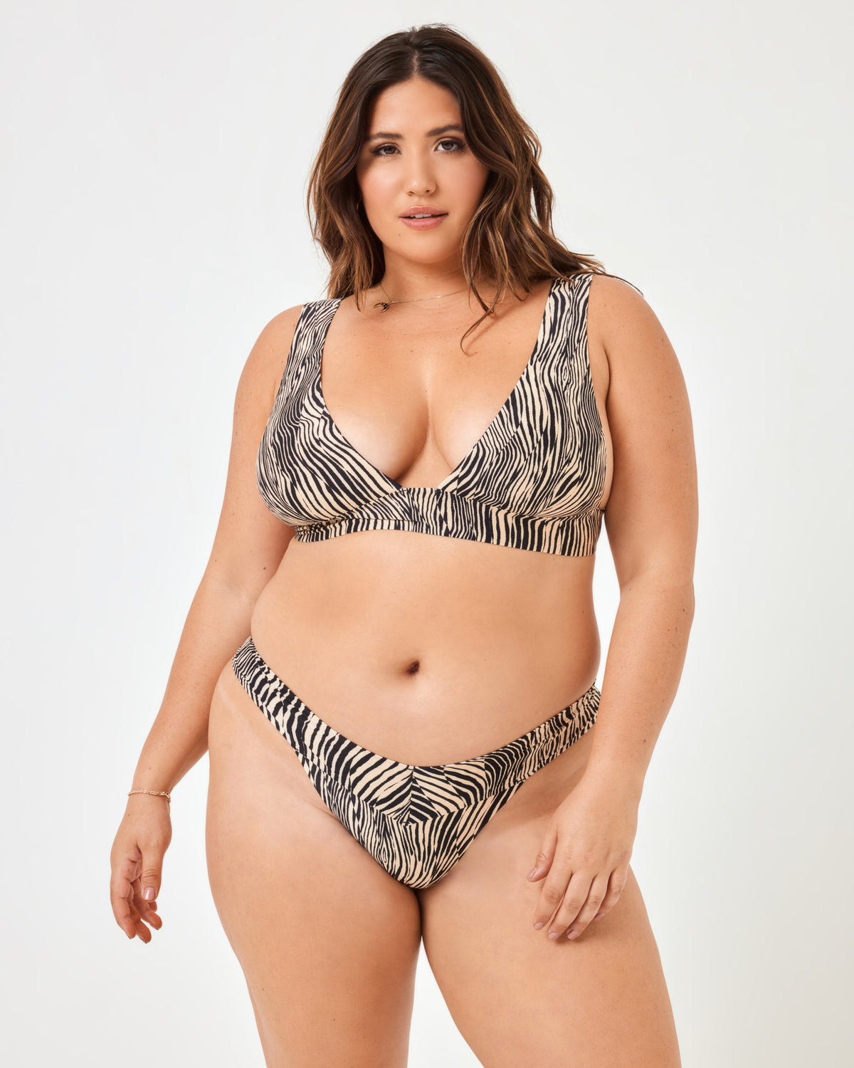 Printed Harley Bikini Top - Hypnotica Hypnotica | Model: Bianca (size: XL)