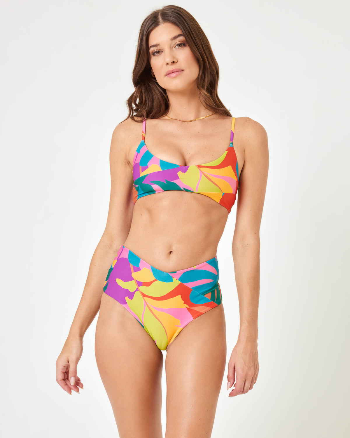 Printed High Tide Bikini Bottom - Copacabana Copacabana | Model: Maitlynn (size: S)