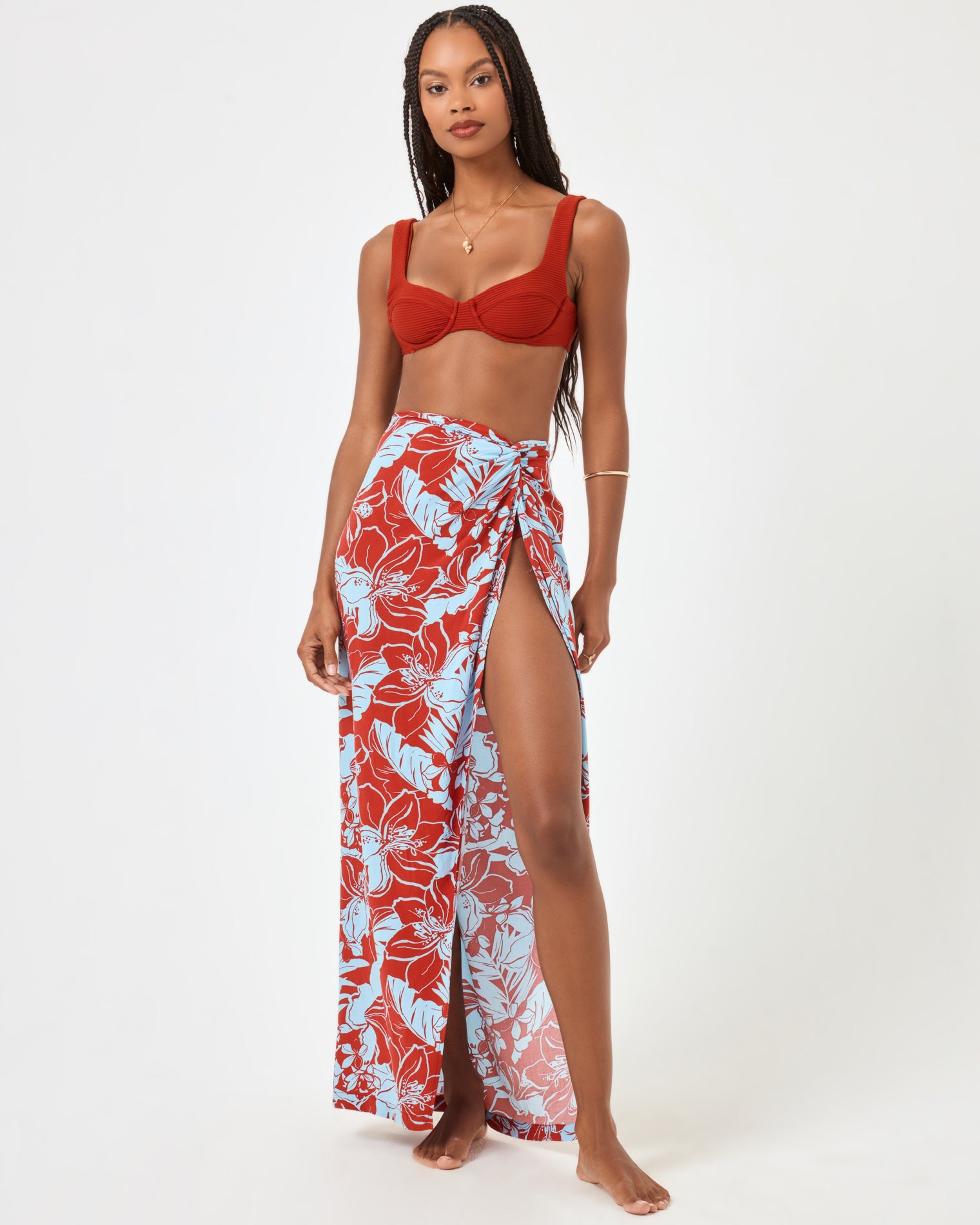 Red Sarong Cover-Up - Sparkly Swim Cover-Up - Sparkly Sarong - Lulus