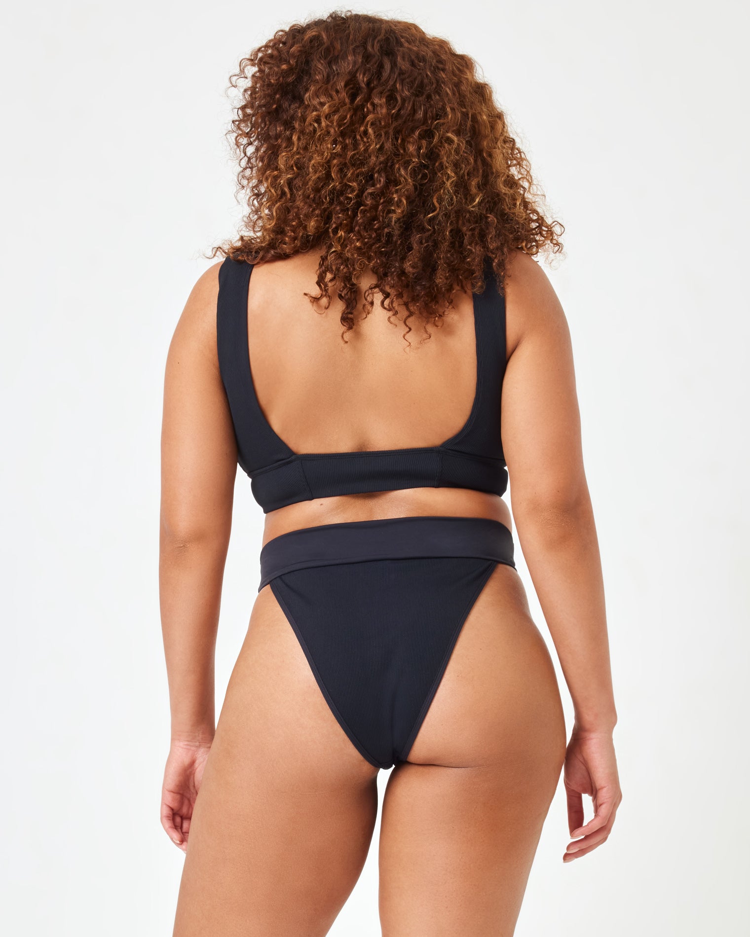 Lola Square Bikini Bottom  Luxury Women's Sustainable Swimwear