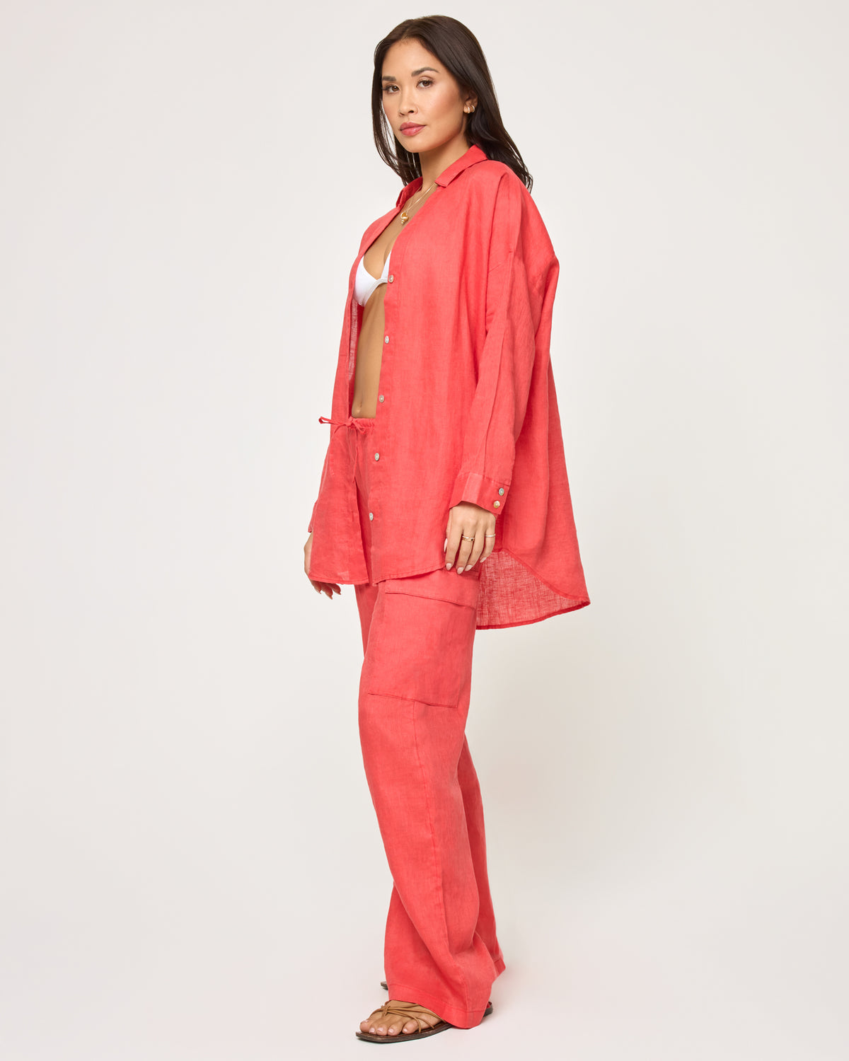 Rio Tunic - Grapefruit Grapefruit | Model: Jocelyn (size: S) | Hover