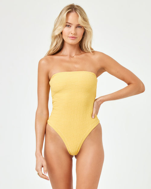 RSQ Girls Elle Textured Ring One Piece Swimsuit
