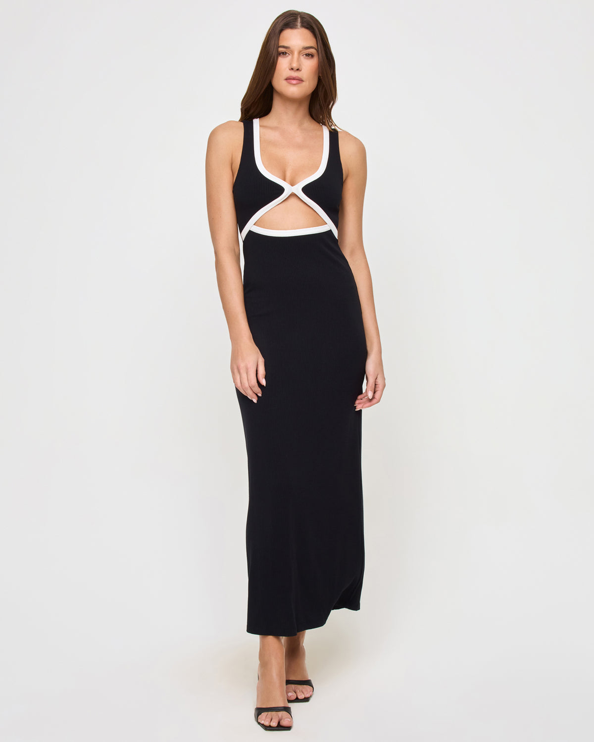 Steph Dress - Black-Cream Steph Dress - Black-Cream