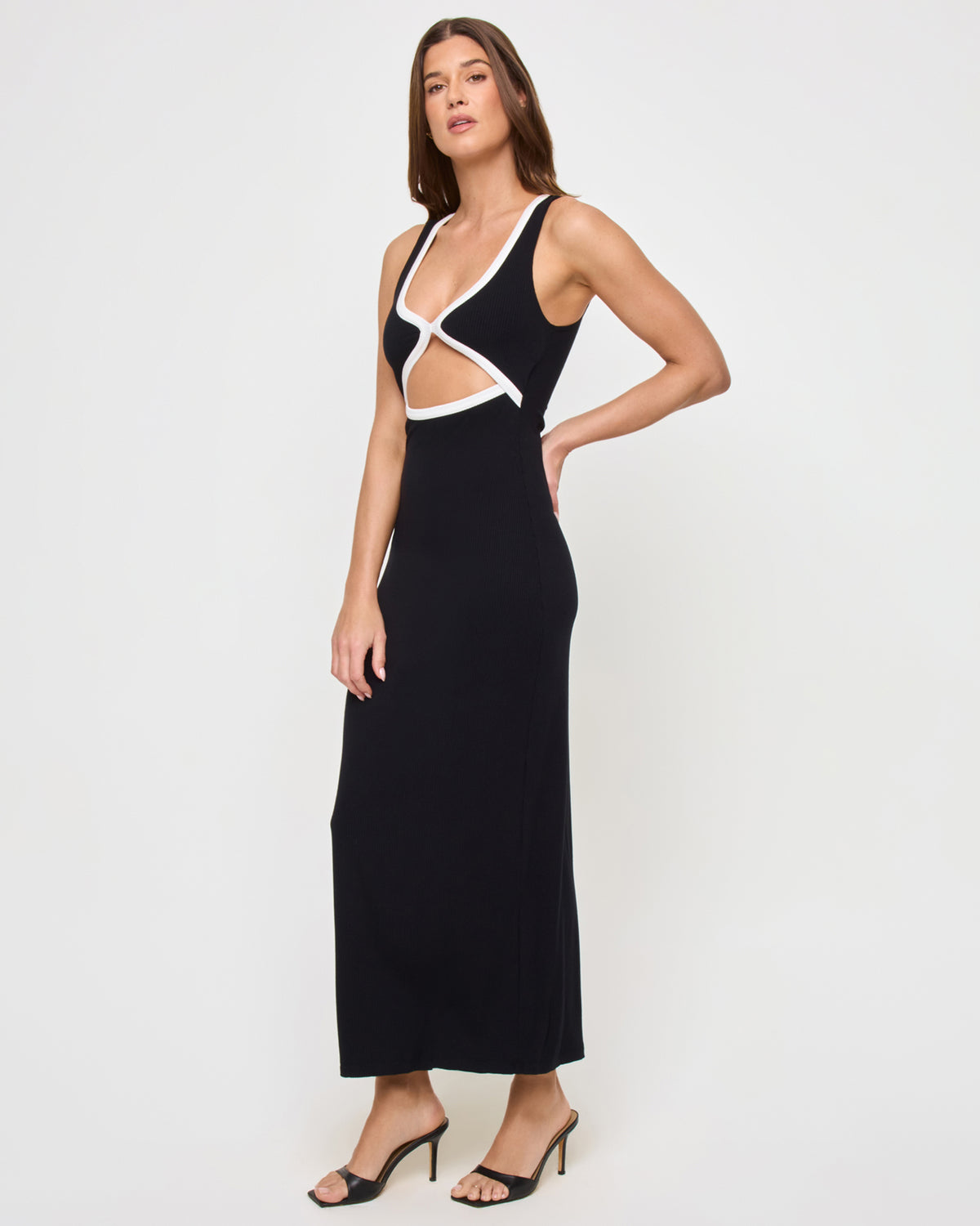 Steph Dress - Black-Cream Steph Dress - Black-Cream